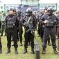 Brimob Polda Jambi Terjunkan 182 Personel Pengamanan Kunjungan Wapres. FOTO : Hms