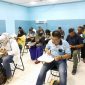 Ketua DPC Partai Demokrat Tanjab Barat Jamal Darmawan dan bacaleg DPRD Kab/Kota, DPRD Provinsi Mengikuti tes Kesehatan di RUSD KH. Daud Arif Kuala Tungkal. 