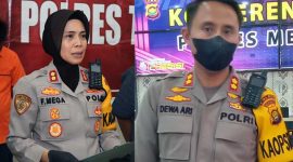 Kapolres Tebo AKBP Fitria Mega, S.Psi dan Kapolres Merangin AKBP Dewa Ngakan Nyoman Artika, SIK, MH. 