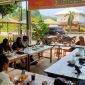 Calon Anggota DPR RI Hj. Ratu Munawaroh saat Diskusi Bersama Insan Pers di Tanjab Timur, Senin (9/10/2023). Foto : bj