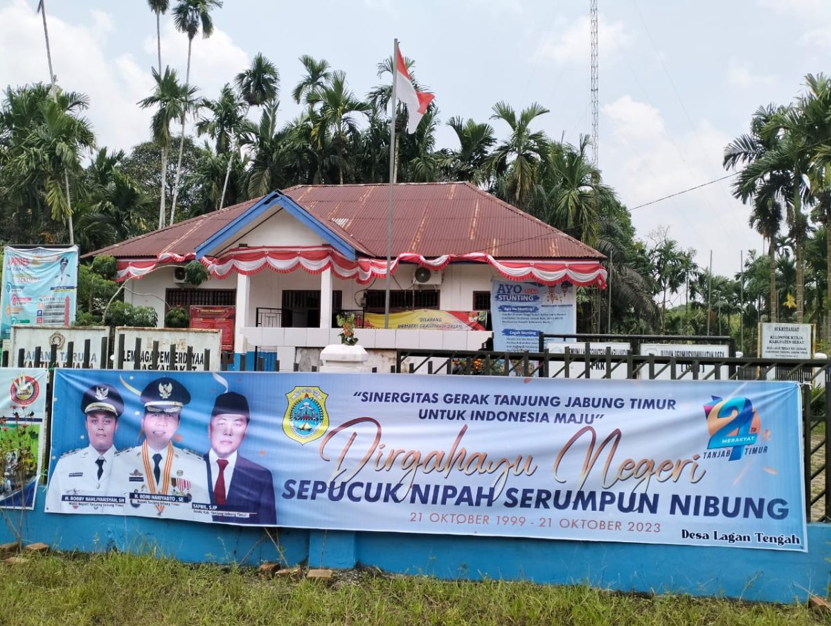 Gedung Kantor Desa Lagan Tengah. Foto : ist