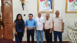 Direktur Utama PT Cemerlang Group Silaturahmi Bersama Gubernur Jambi Al-Haris, Kamis (16/11/2023). Foto : bj