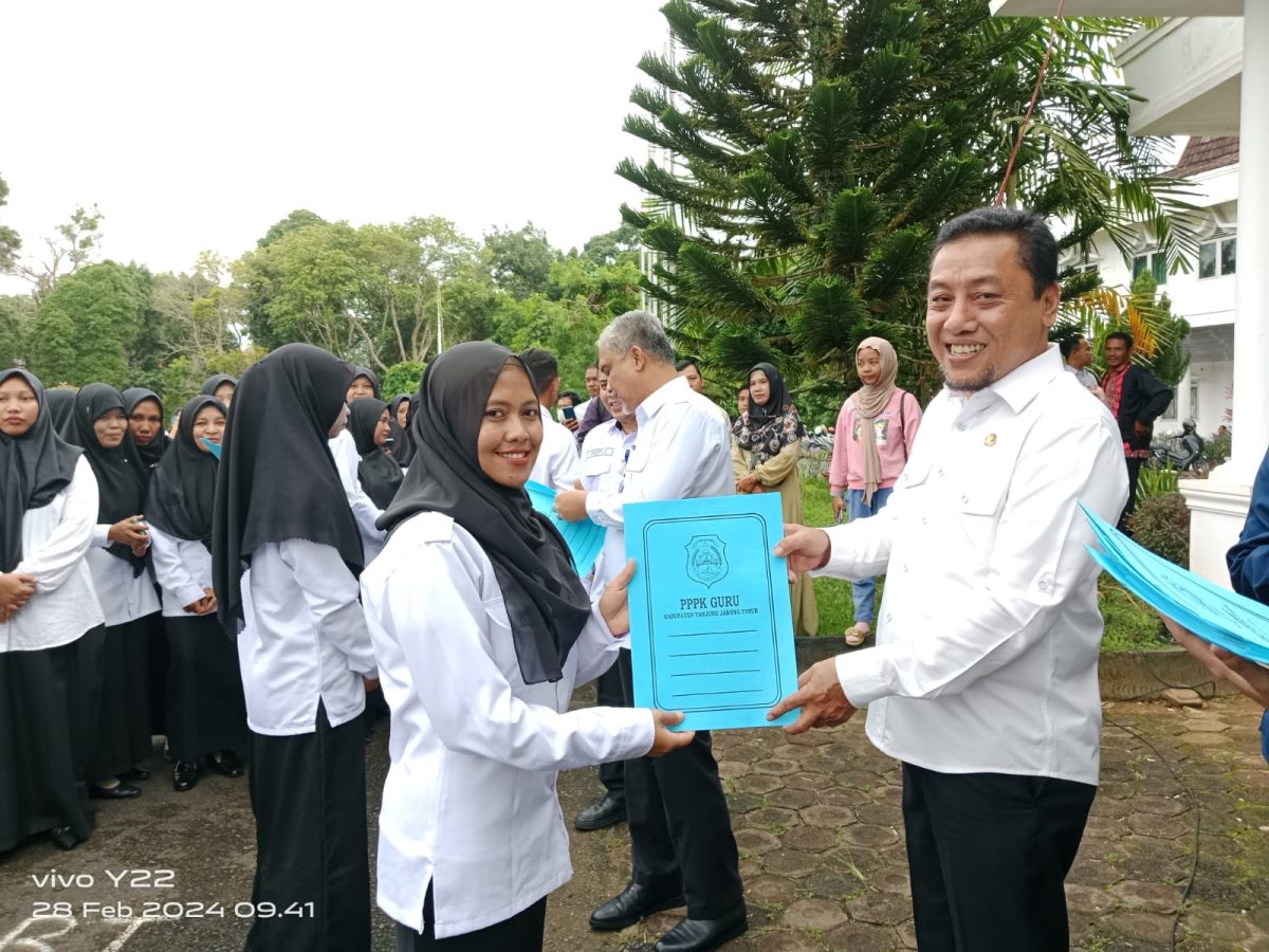 Ida Triratnasari Guru Honorer di Tanjabtim yang Lulus PPPK, Rabu (28/2/2024). Foto : ist