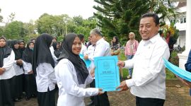 Ida Triratnasari Guru Honorer di Tanjabtim yang Lulus PPPK, Rabu (28/2/2024). Foto : ist