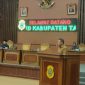 Sekda Sapril saat Menyampaikan Sambutan Bupati Tanjabtim Atas Penetapan Propemperda Tahun 2024, Selasa (19/03/2024). Foto : bj