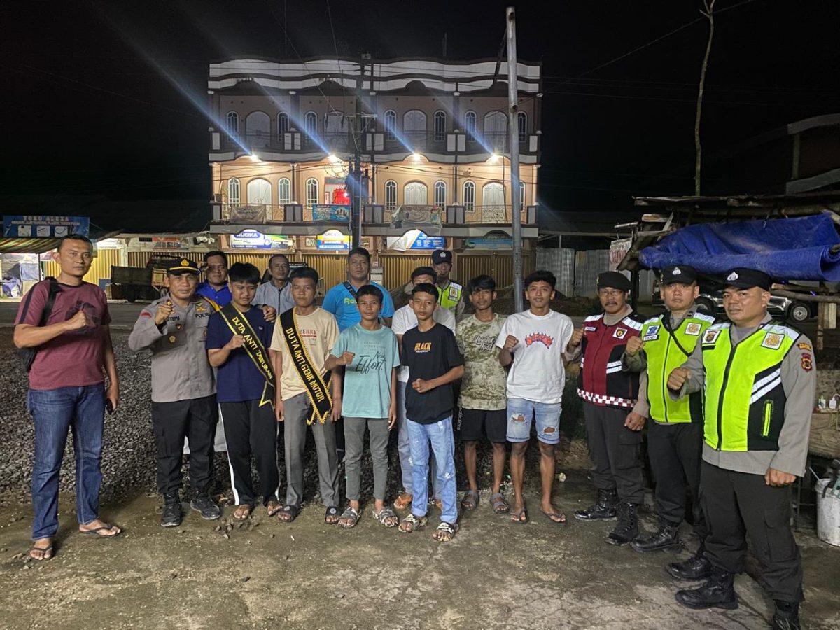 Berantas geng motor yang resahkan masyarakat, Polsek Sungai Gelam bentuk Duta dan Patroli rutin. FOTO : EW