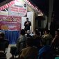 Lurah Teluk Dawan, Wahyu Setiawan saat Menyampaikan Sambutan, Minggu (11/8/2024). FOTO : bj