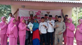 Penyerahan Rumah Layak Huni di Kelurahan Teluk Dawan, Rabu (11/9/24). FOTO : bj