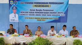 Musrenbang Desa Majelis Hidayah Prioritaskan Pembangunan Infrastruktur, Normalisasi Sungai Hingga Peningkatan Parit Tanggul, Senin (13/01/2025). FOTO : bj
