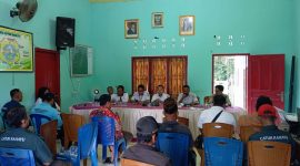 Desa Catur Rahayu, Dendang Menggelar Musrenbang Tahun Anggaran 2026, Rabu (22/01/2025). FOTO : bj