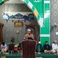 Ketua MUI Tanjab Timur, KH. M. Darwis Bahri, Lc., M.Ag Saat Memberikan Tausiyah Pada Peringatan Isra' Mi'raj di Masjid Nursaipudin kelurahan Teluk Dawan, Selasa (28/01/2025) malam. FOTO : bj