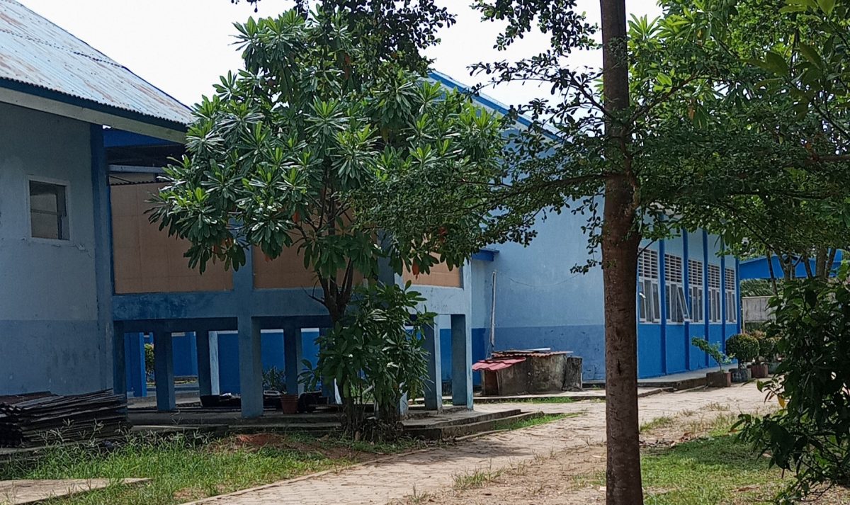 Foto: Gedung SMPN 17 Tanjab Timur. (Ist)