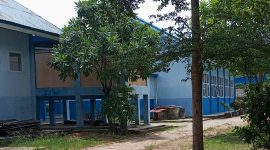 Foto: Gedung SMPN 17 Tanjab Timur. (Ist)