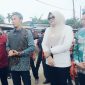 Foto: Bupati Dillah Bersama Anggota DPR RI Edi Purwanto Tinjau Jalan Rusak di Kecamatan Muara Sabak Timur, Sabtu (18/4/26).