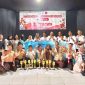 Kepsek M. Tahang saat Foto Bersama Guru Pendamping dan Siswa-siswi Peserta FLS3N SMAN 8 Tanjab Timur, Rabu (13/5/26). Foto: Brita Jambi.