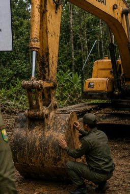 Polhut Turun ke HLG Londerang, Excavator Disebut Diamankan: Dugaan Penghentian Proses Hukum Jadi Sorotan